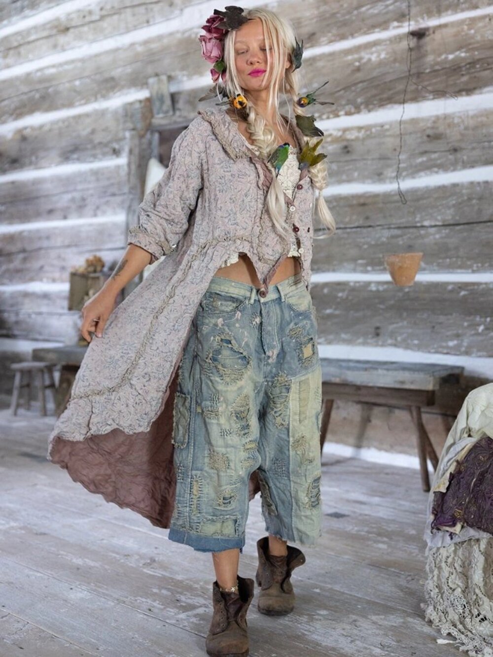 Magnolia Pearl - SOLD OUT ❤️ reversible 🩷RARE🩷Season of Love Lyudmila Jacket